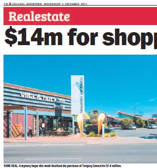 $14 million for shopping centre