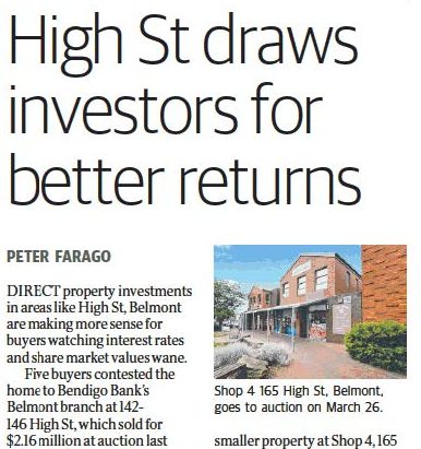 High St draws investors for better returns